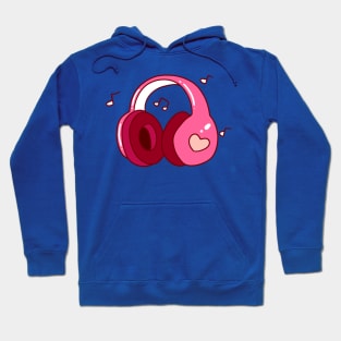 Pink Headphones Hoodie